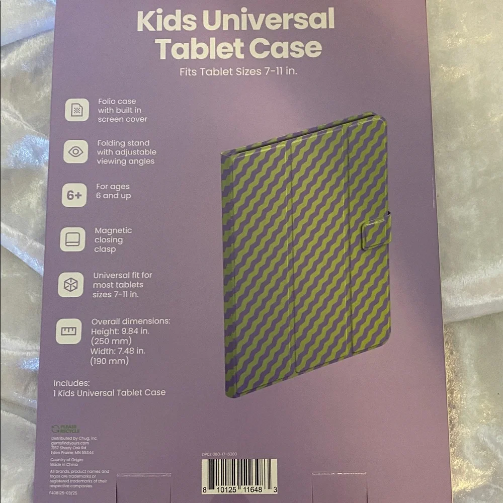 Kids Universal Tablet Case, Fits Tablets size 7-11 inches.